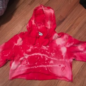 Custom made Nike cropped sweatshirt